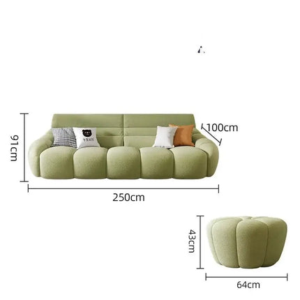 ChandelierDecor - Mid‑century Sofa Set
