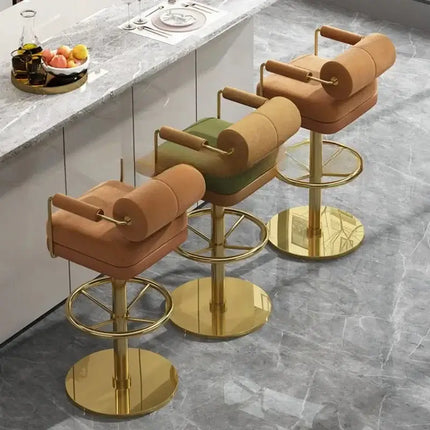 ChandelierDecor - Minimalist Bar Chair – Swivel, Kitchen Island • Kitchen