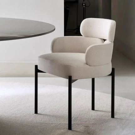 ChandelierDecor - Minimalist Modern Bouclé Dining Chair – Dining Room