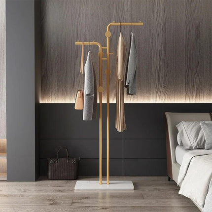 ChandelierDecor - Minimalistic Rod Clothes Coat Hanging Rail Rack