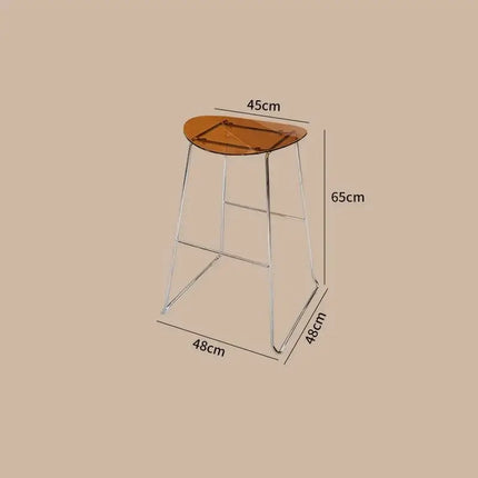 ChandelierDecor - Modern Acrylic Bar Stool