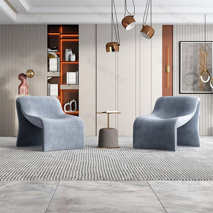 ChandelierDecor - Modern Deep Curve Designer Sofa Chair – Wave Lounge Seating