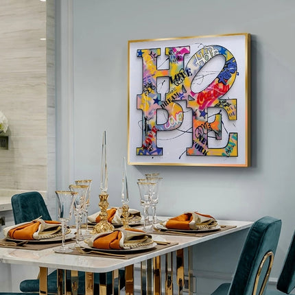 ChandelierDecor - Modern Graffiti Art Canvas Painting - Inspirational Home Decor