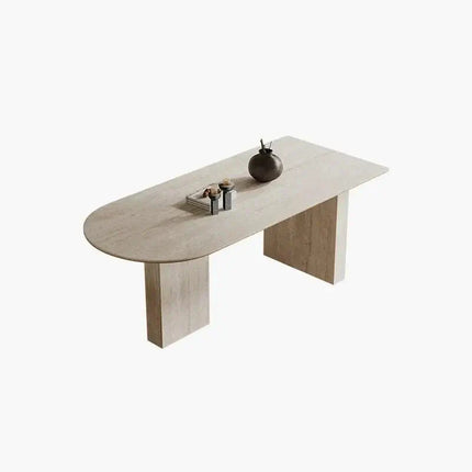 ChandelierDecor - Modern Rock Slab Dining Table Set – Dining Room