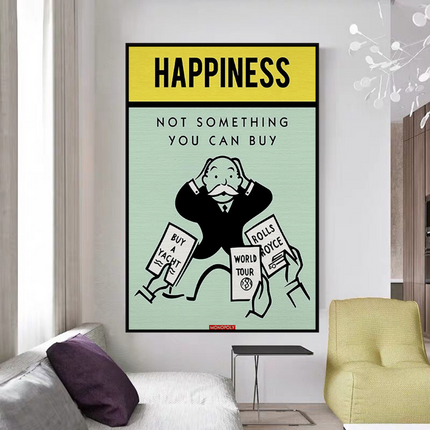 ChandelierDecor - Monopoly Canvas Wall Art: Not Something You Can Buy