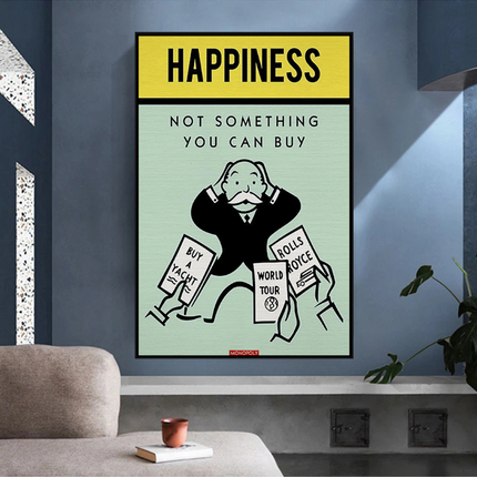 ChandelierDecor - Monopoly Canvas Wall Art: Not Something You Can Buy