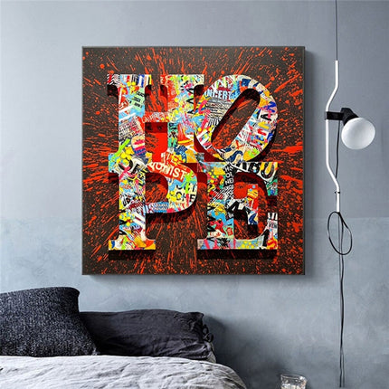 ChandelierDecor - Motivational Graffiti Art Print on Canvas - Street Art Home Decor