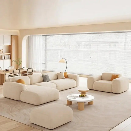 ChandelierDecor - Relaxing Comfort Sofa Set – Minimalistic Lounge Design