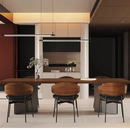 ChandelierDecor - Retro Walnut Dining Table Set – Dining Room