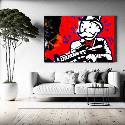 ChandelierDecor - Scarface: Mr Monopoly Wall Art – Decorate with Class