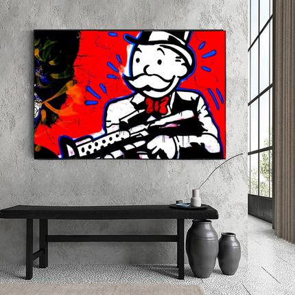 ChandelierDecor - Scarface: Mr Monopoly Wall Art – Decorate with Class