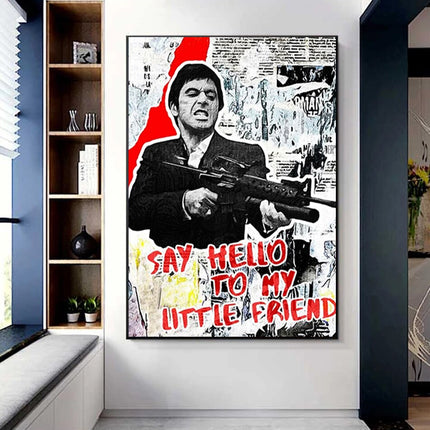 ChandelierDecor - Scarface Tony Montana Poster: Say Hello to my Little friend