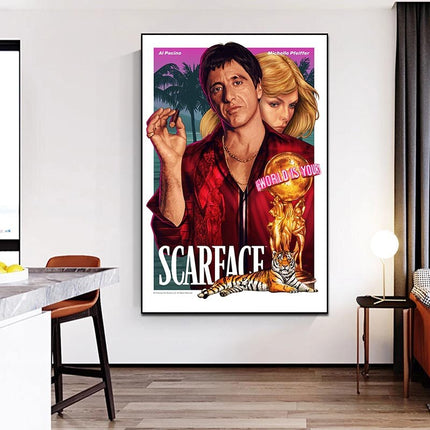 ChandelierDecor - Scarface Wall Art - World is Yours - Limited Collection