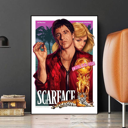 ChandelierDecor - Scarface Wall Art - World is Yours - Limited Collection