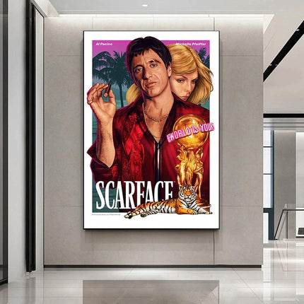 ChandelierDecor - Scarface Wall Art - World is Yours - Limited Collection