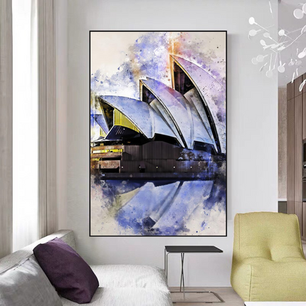 ChandelierDecor - Scenery City Sydney Australia Landscape Canvas Wall Art