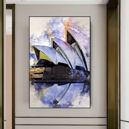 ChandelierDecor - Scenery City Sydney Australia Landscape Canvas Wall Art