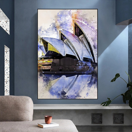 ChandelierDecor - Scenery City Sydney Australia Landscape Canvas Wall Art