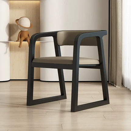 ChandelierDecor - Solid Walnut Dining Chairs Set - Ergonomic Full Back Comfort