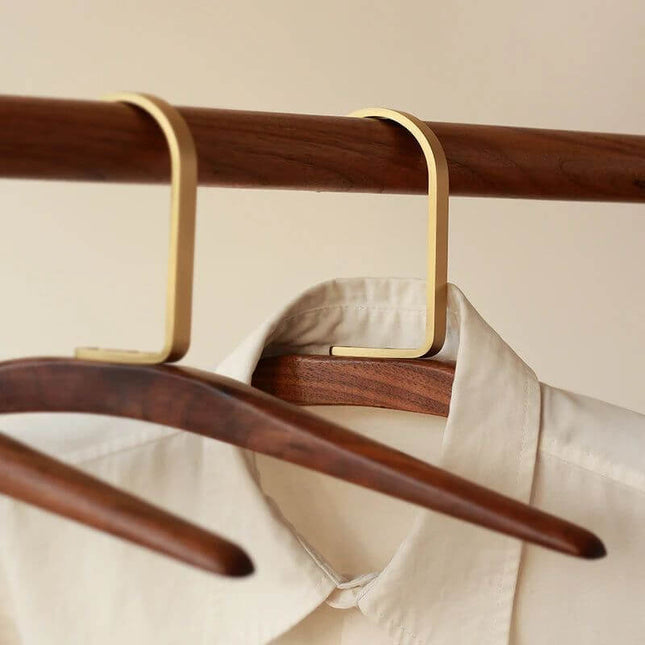 ChandelierDecor - Solid Walnut Wood & Brass High-grade Hangers