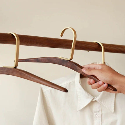 ChandelierDecor - Solid Walnut Wood & Brass High-grade Hangers