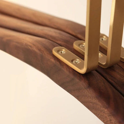 ChandelierDecor - Solid Walnut Wood & Brass High-grade Hangers