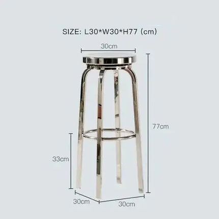 ChandelierDecor - Stainless Steel Bar Stool