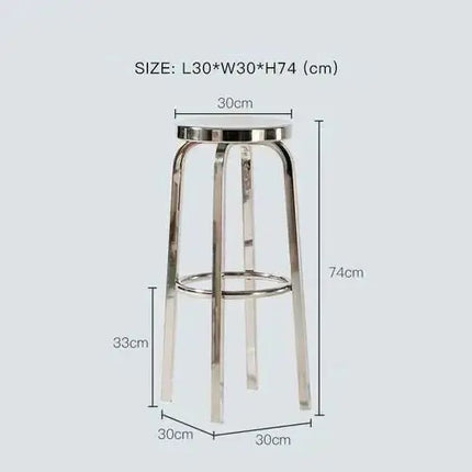 ChandelierDecor - Stainless Steel Bar Stool