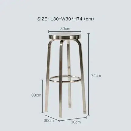 ChandelierDecor - Stainless Steel Bar Stool