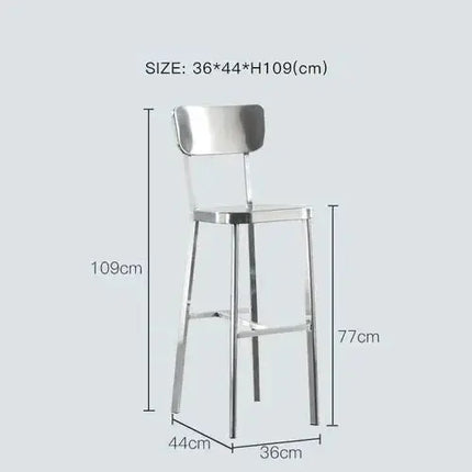 ChandelierDecor - Stainless Steel Bar Stool