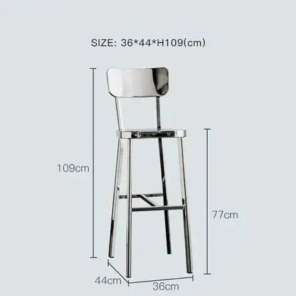 ChandelierDecor - Stainless Steel Bar Stool