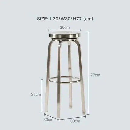 ChandelierDecor - Stainless Steel Bar Stool