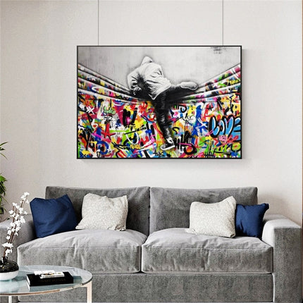ChandelierDecor - Street Art Canvas Posters - Modern Graffiti Prints for Home Decor