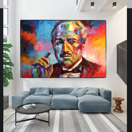 ChandelierDecor - The Godfather Canvas Poster Wall Hanging - Stylish Wall Art Gift