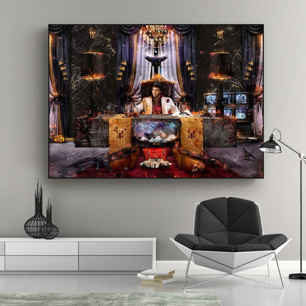 ChandelierDecor - The World Is Yours Wall Art: Scarface Unique Art Designs