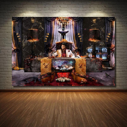 ChandelierDecor - The World Is Yours Wall Art: Scarface Unique Art Designs