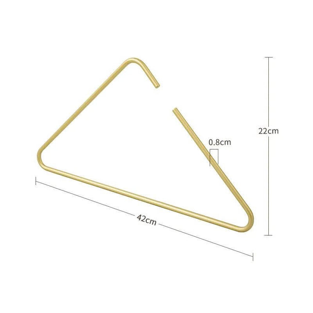 ChandelierDecor - Triangle Clothes Hangers 5pcs Solid Metal