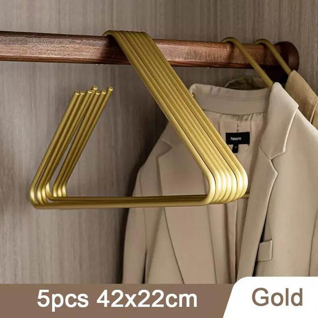 ChandelierDecor - Triangle Clothes Hangers 5pcs Solid Metal