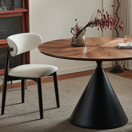 ChandelierDecor - Triangular Scone Dining Table – Elegant Wooden Buffet & Lounge Table