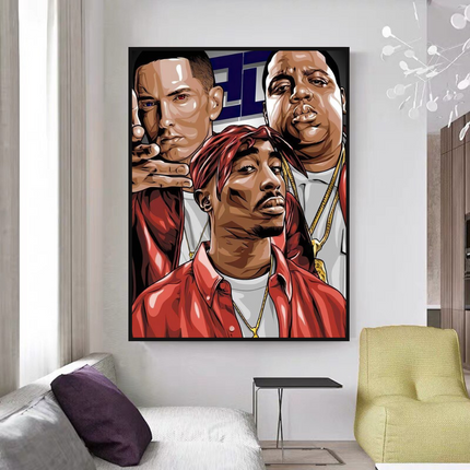 ChandelierDecor - TuPac and Biggie Smalls Singers Canvas Wall Art