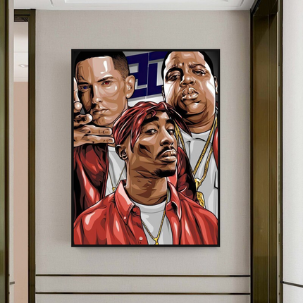 ChandelierDecor - TuPac and Biggie Smalls Singers Canvas Wall Art