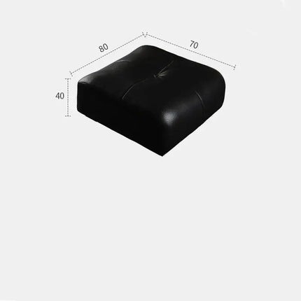 ChandelierDecor - Woonka Elegant Sofa Set – Italian Minimalist Cowhide Leather