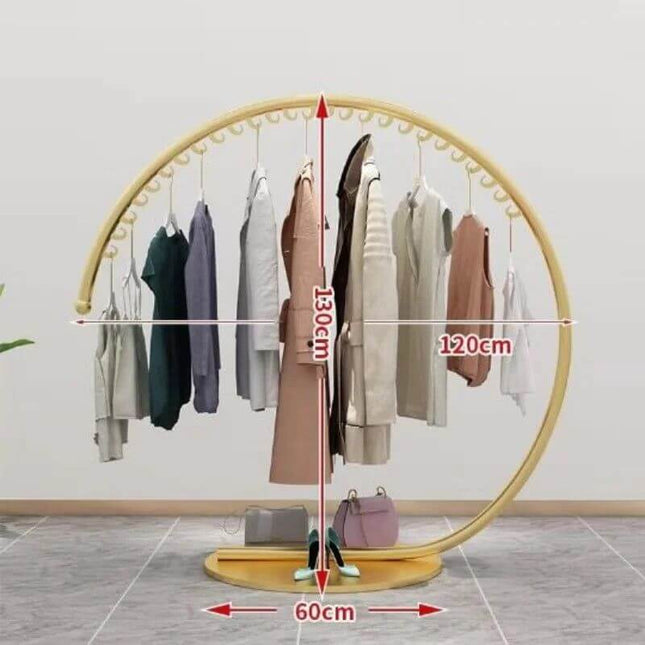 ChandelierDecor - Wrought Iron Circular Floor Standing Coat Rack