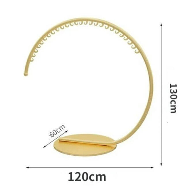 ChandelierDecor - Wrought Iron Circular Floor Standing Coat Rack