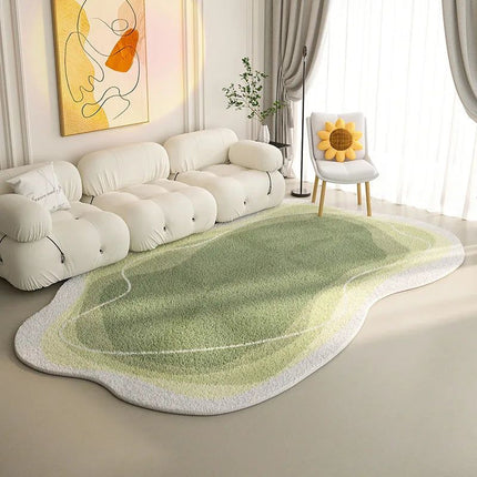 ChandelierDecor - Lamb Wool Oval Kitten Touch Carpet: Cozy Elegance