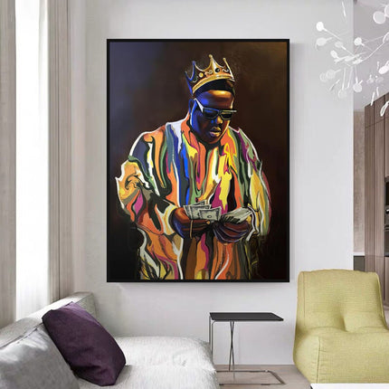 ChandelierDecor - Biggie Smalls Singer Rapper Canvas Wall Art