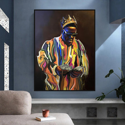 ChandelierDecor - Biggie Smalls Singer Rapper Canvas Wall Art