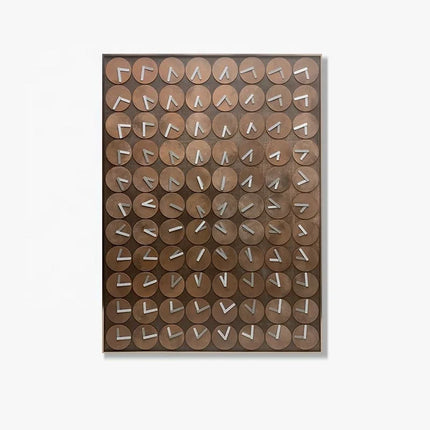 ChandelierDecor - Time in Money Wood Carving Wall Art – Fusion of Art and Time