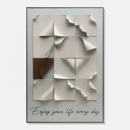 ChandelierDecor - Enjoy Your Life Wall Art – A Daily Reminder to Live Fully