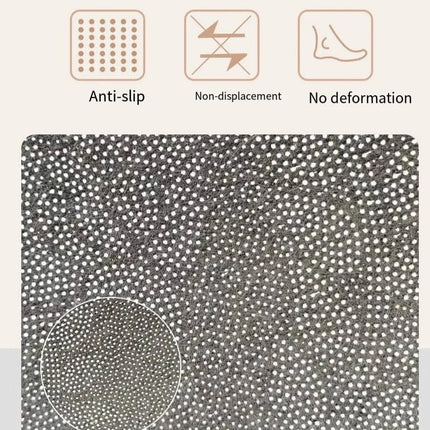 ChandelierDecor - Oval Matisse Crystal Velvet Abstract Dot Linear Black Rug: Art Meets Modern Luxury